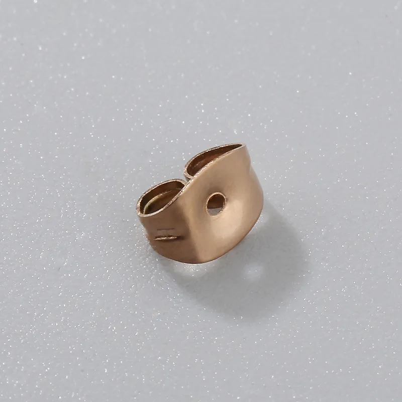 10 PCS/Package 304 Stainless Steel 18K Gold Plated Solid Color Hook Earring Findings display picture 10