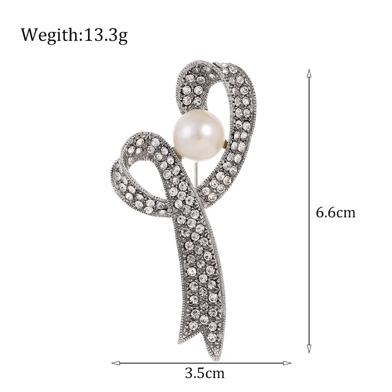 Simple Style Classic Style Animal Wreath Airplane Alloy Inlay Rhinestones Women's Brooches display picture 2
