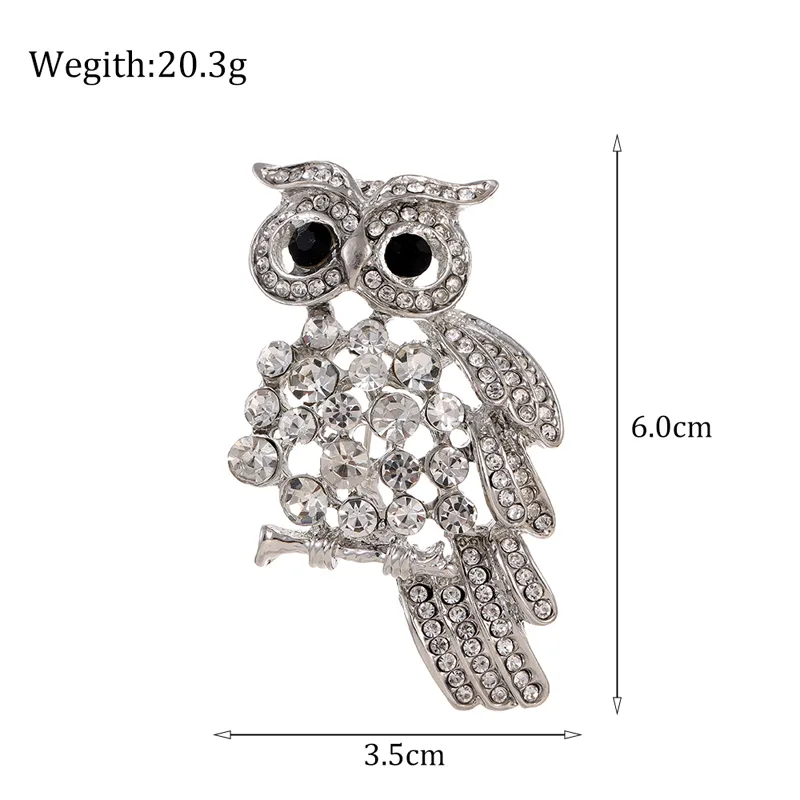 Simple Style Classic Style Animal Wreath Airplane Alloy Inlay Rhinestones Women's Brooches display picture 12