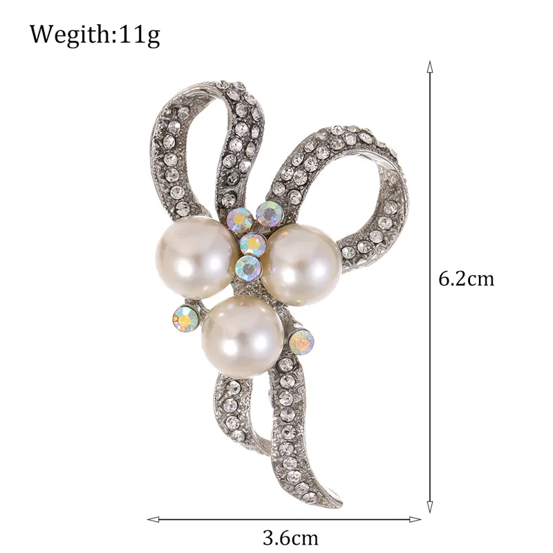 Simple Style Classic Style Animal Wreath Airplane Alloy Inlay Rhinestones Women's Brooches display picture 14