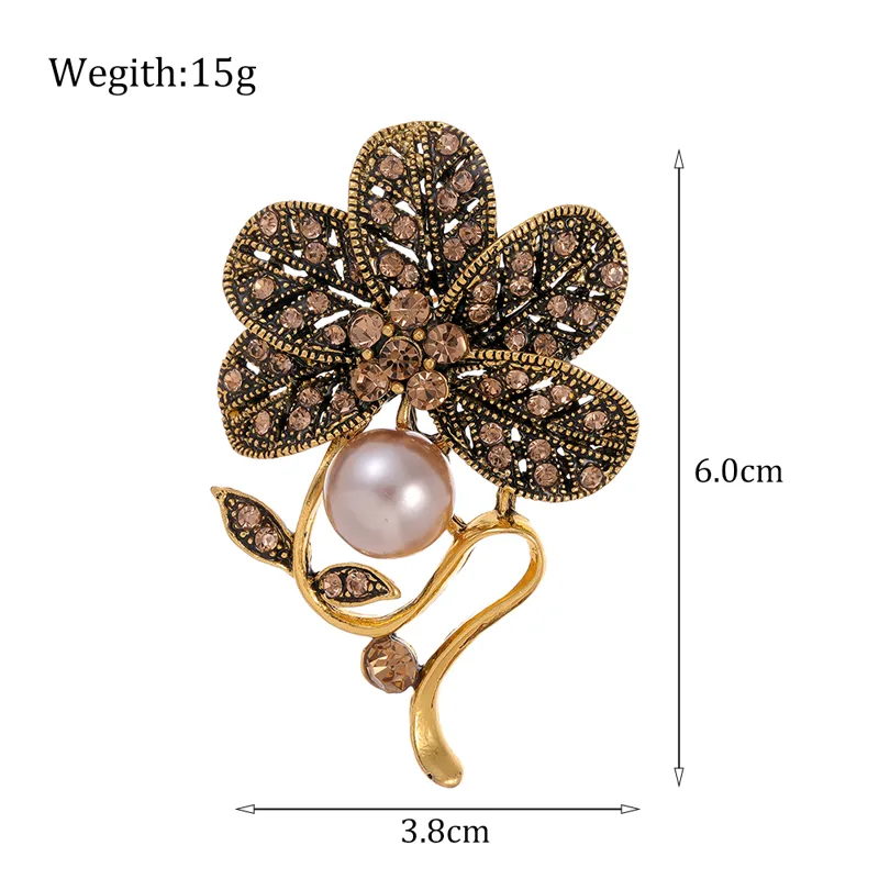 Simple Style Classic Style Animal Wreath Airplane Alloy Inlay Rhinestones Women's Brooches display picture 16