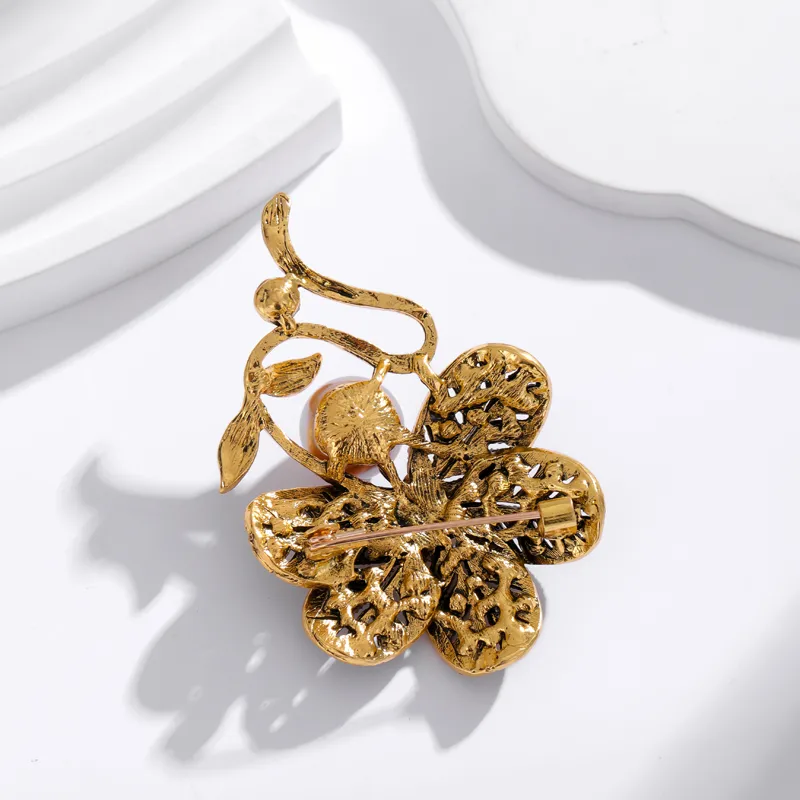 Simple Style Classic Style Animal Wreath Airplane Alloy Inlay Rhinestones Women's Brooches display picture 18