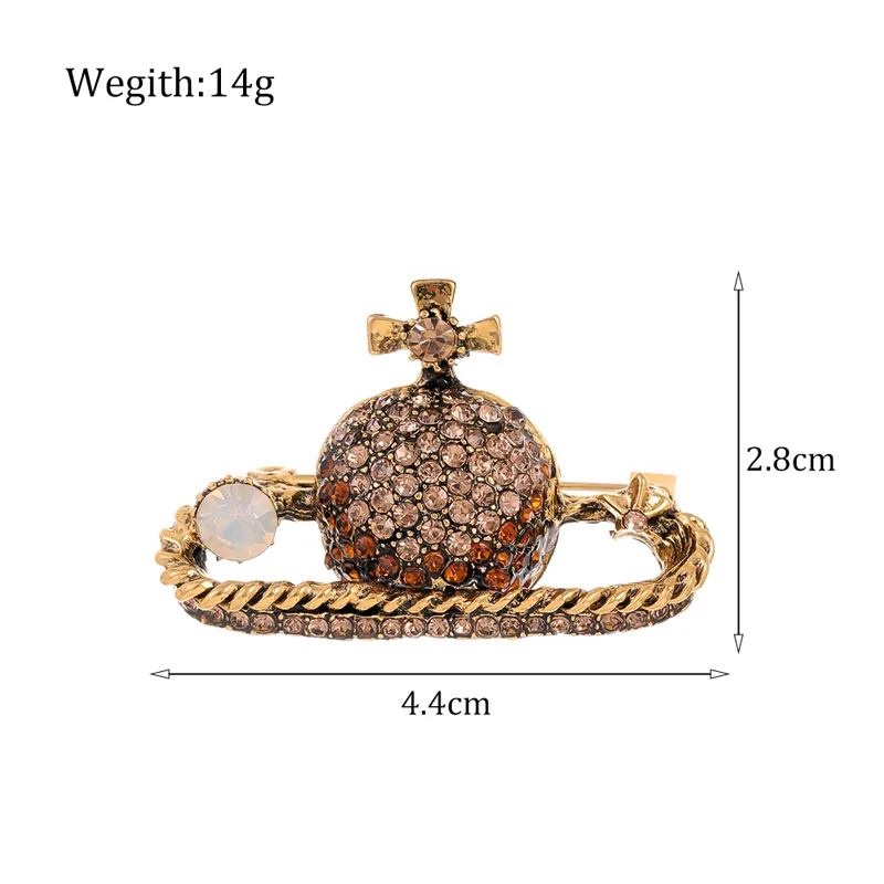 Simple Style Classic Style Animal Wreath Airplane Alloy Inlay Rhinestones Women's Brooches display picture 22