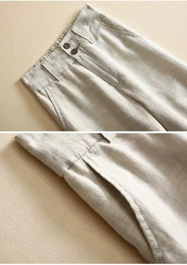 Women's Holiday Daily Simple Style Solid Color Full Length Pocket Casual Pants Straight Pants display picture 3