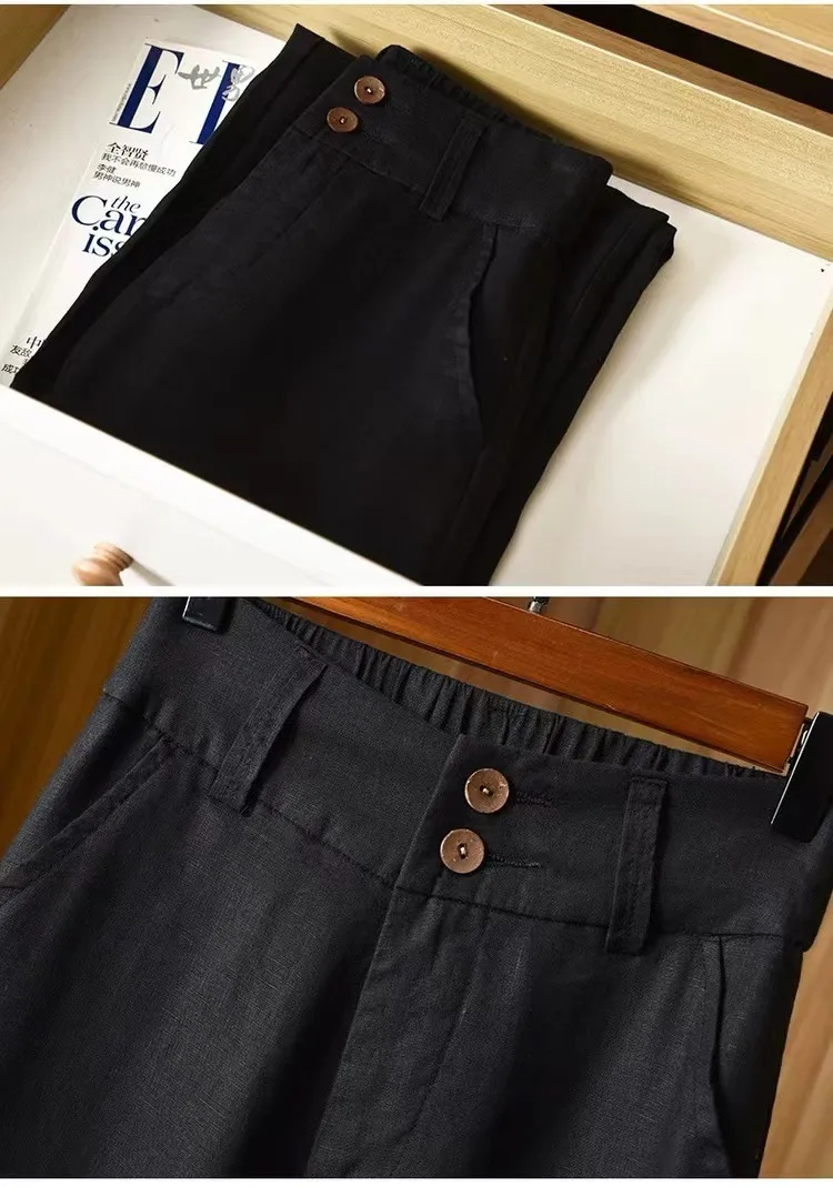 Women's Holiday Daily Simple Style Solid Color Full Length Pocket Casual Pants Straight Pants display picture 6