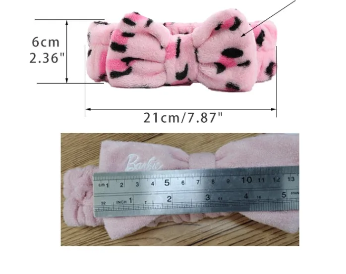 Unisex Casual Cute Bow Knot Leopard Cloth Hair Band display picture 1