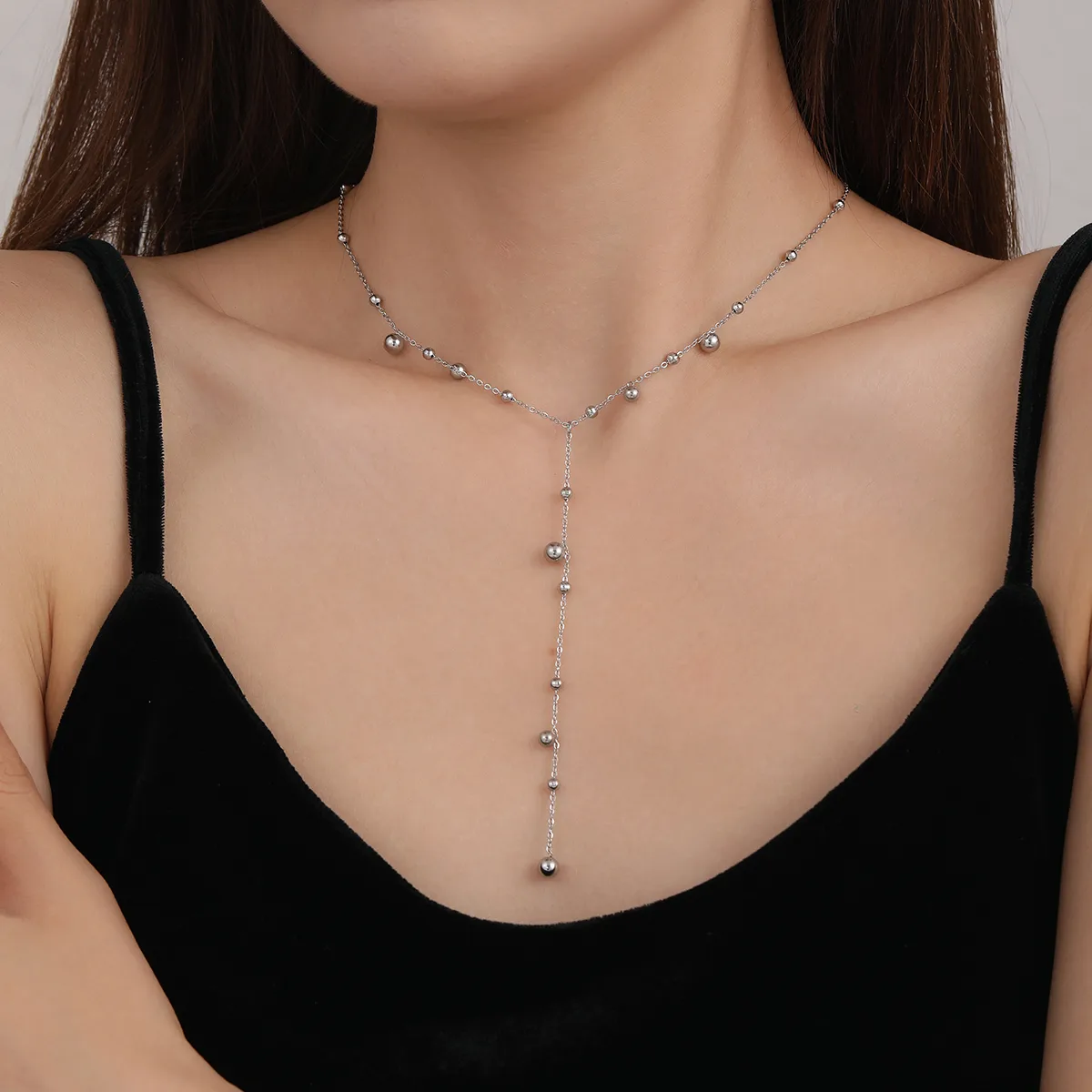 Wholesale Jewelry Elegant Romantic Round 304 Stainless Steel Pendant Necklace display picture 2