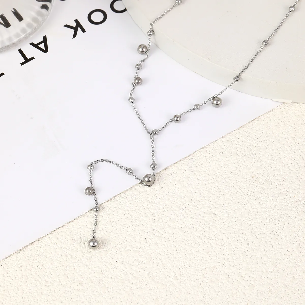 Wholesale Jewelry Elegant Romantic Round 304 Stainless Steel Pendant Necklace display picture 5