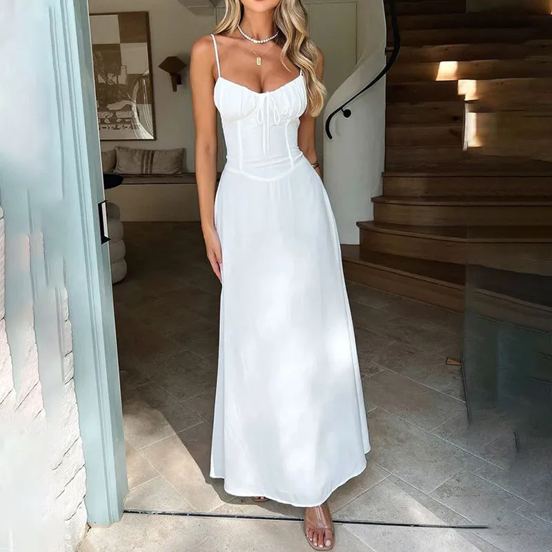 Foreign Trade Women's Independent Station New Temperament Elegant Lace A Word Solid Color Long Dress display picture 4