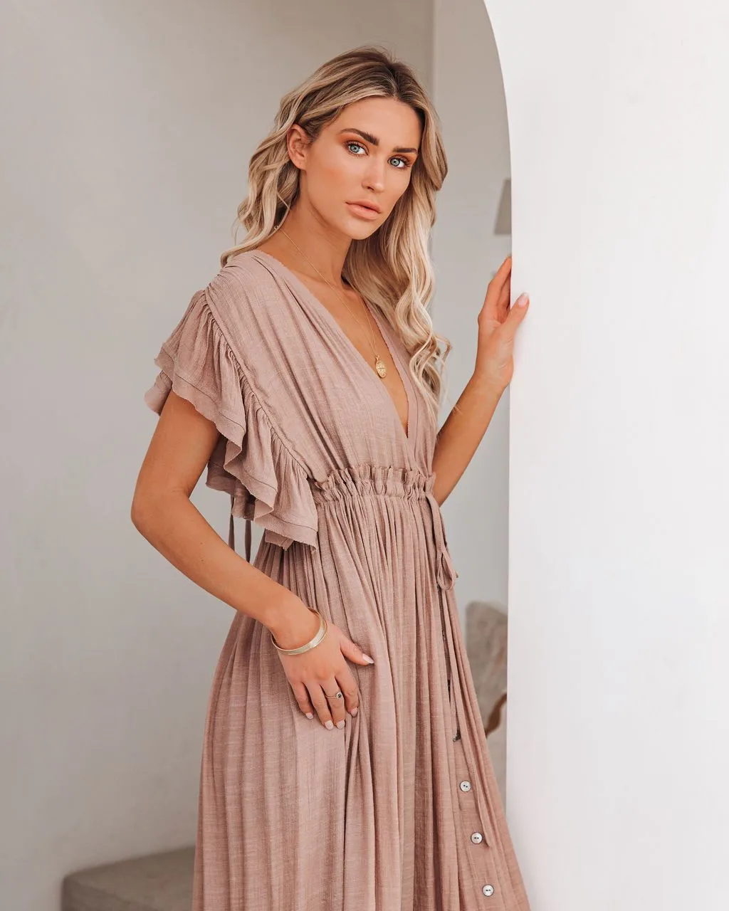 Women's None Elegant Tropical Solid Color Cover Ups display picture 32