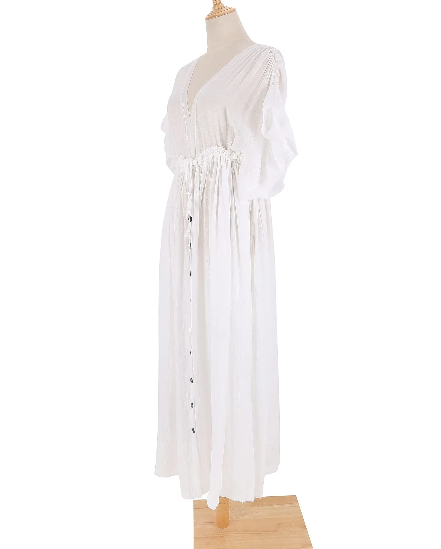 Women's None Elegant Tropical Solid Color Cover Ups display picture 33