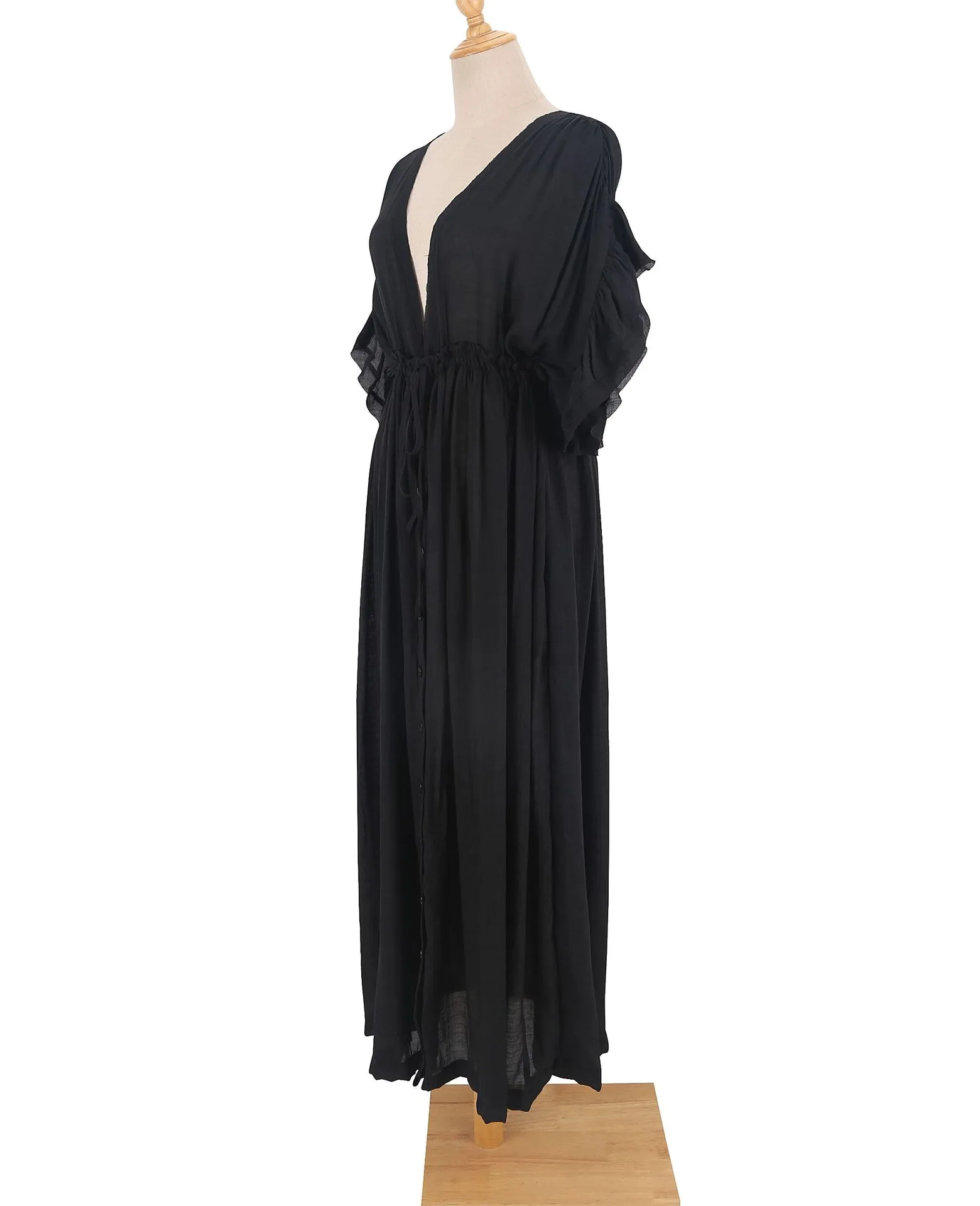 Women's None Elegant Tropical Solid Color Cover Ups display picture 34