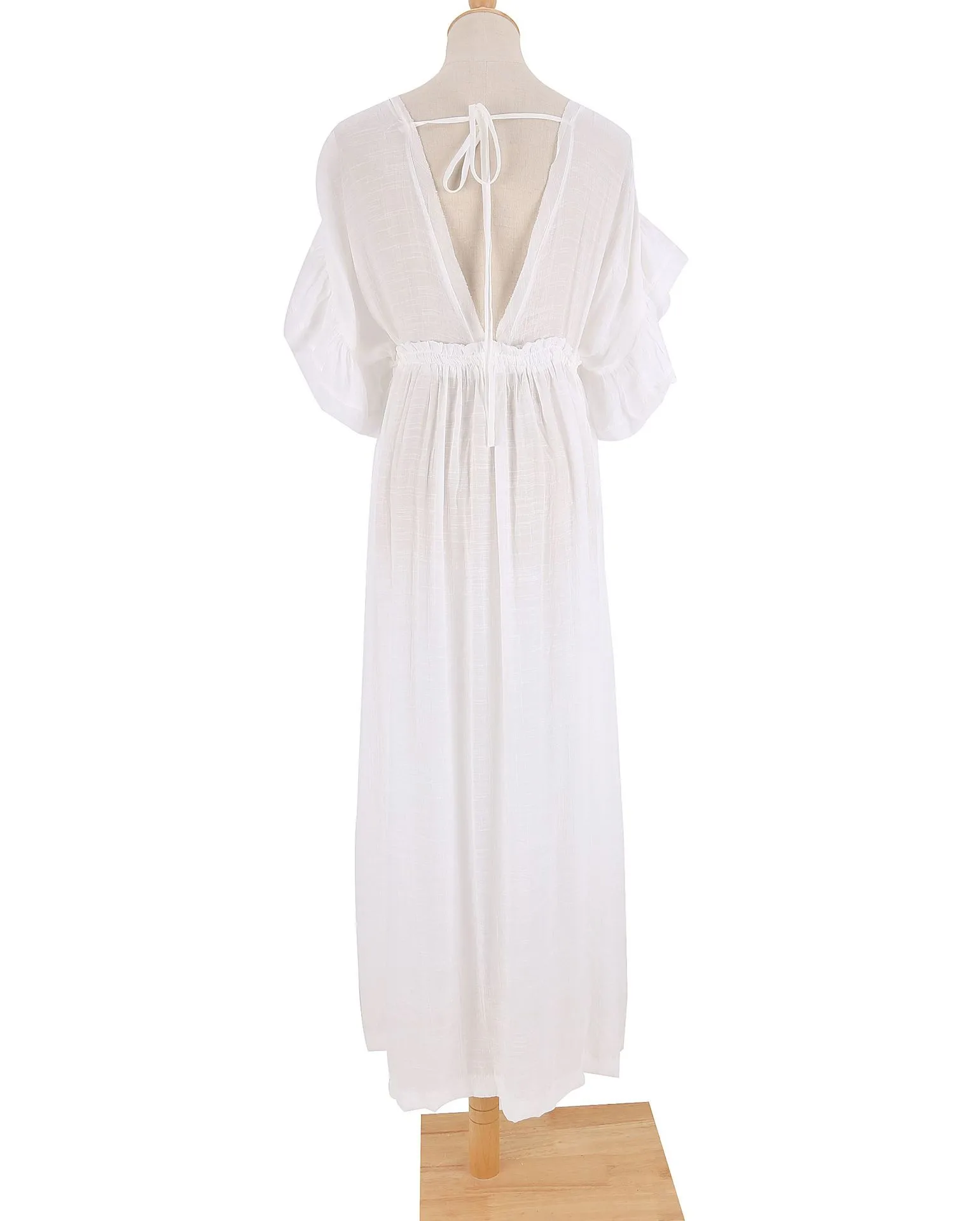 Women's None Elegant Tropical Solid Color Cover Ups display picture 37