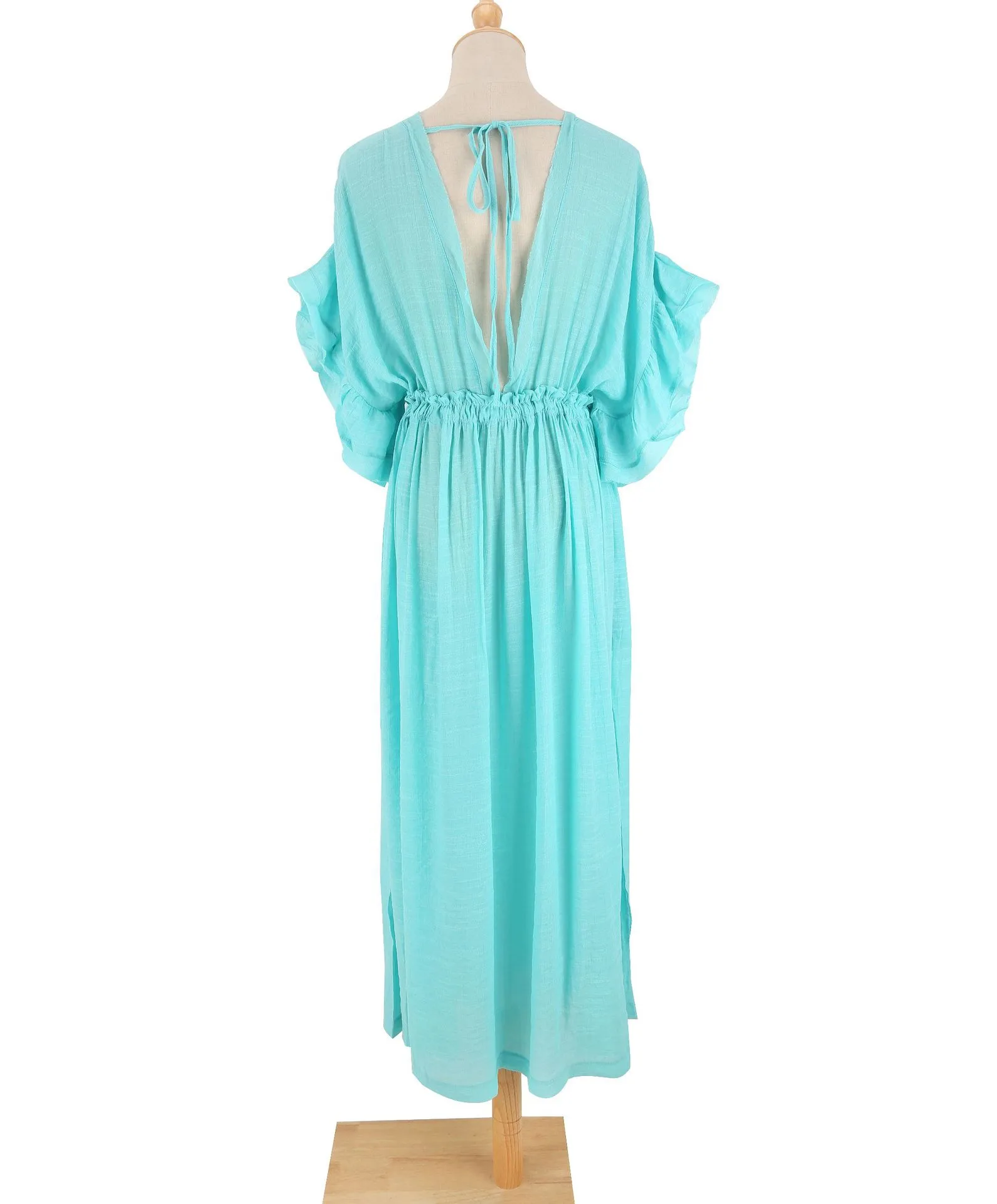 Women's None Elegant Tropical Solid Color Cover Ups display picture 77