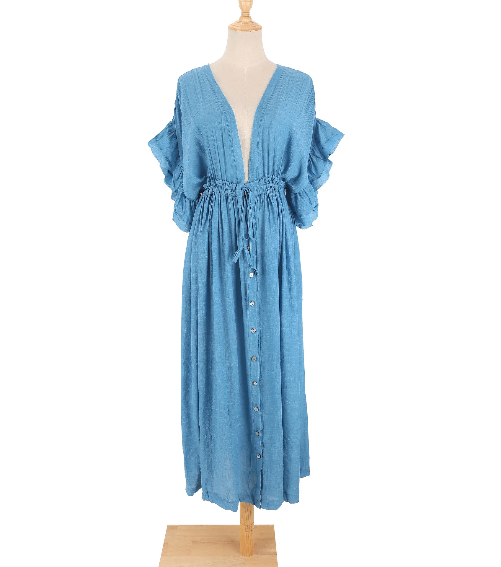 Women's None Elegant Tropical Solid Color Cover Ups display picture 84