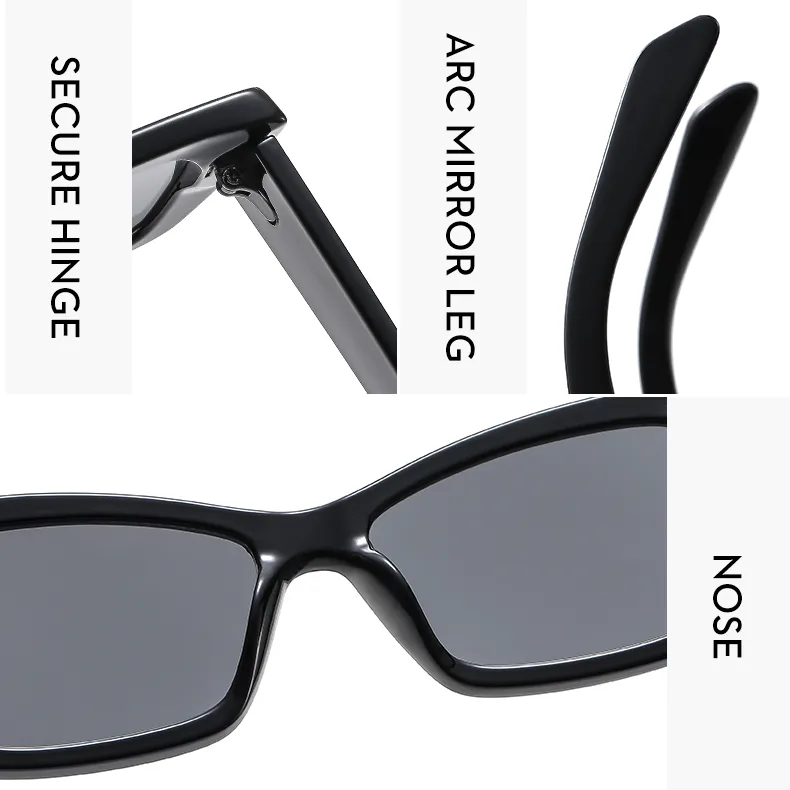 Casual Streetwear Leopard Ac Square Full Frame Women's Sunglasses display picture 7