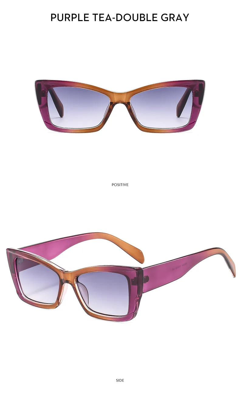 Casual Streetwear Leopard Ac Square Full Frame Women's Sunglasses display picture 3