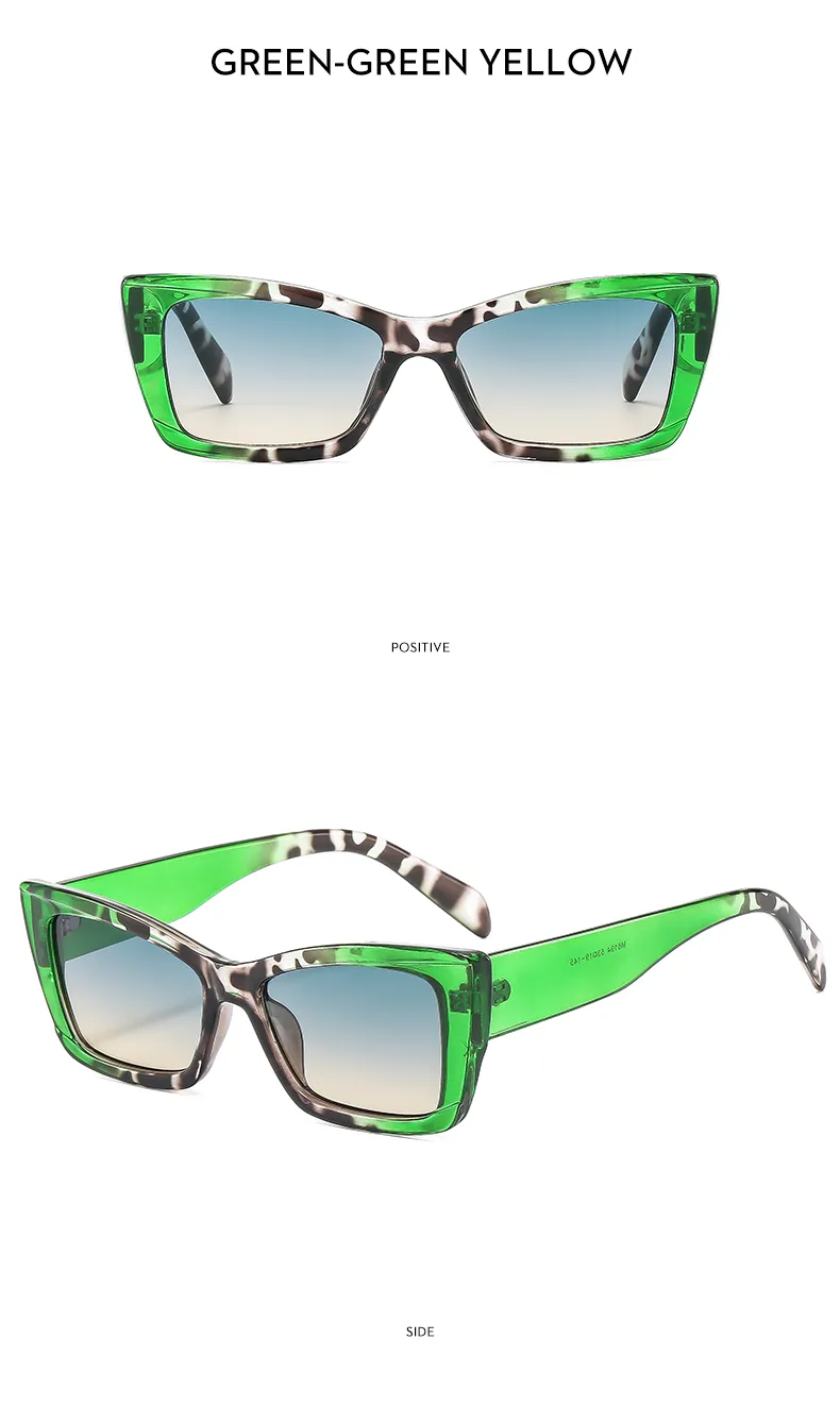 Casual Streetwear Leopard Ac Square Full Frame Women's Sunglasses display picture 9