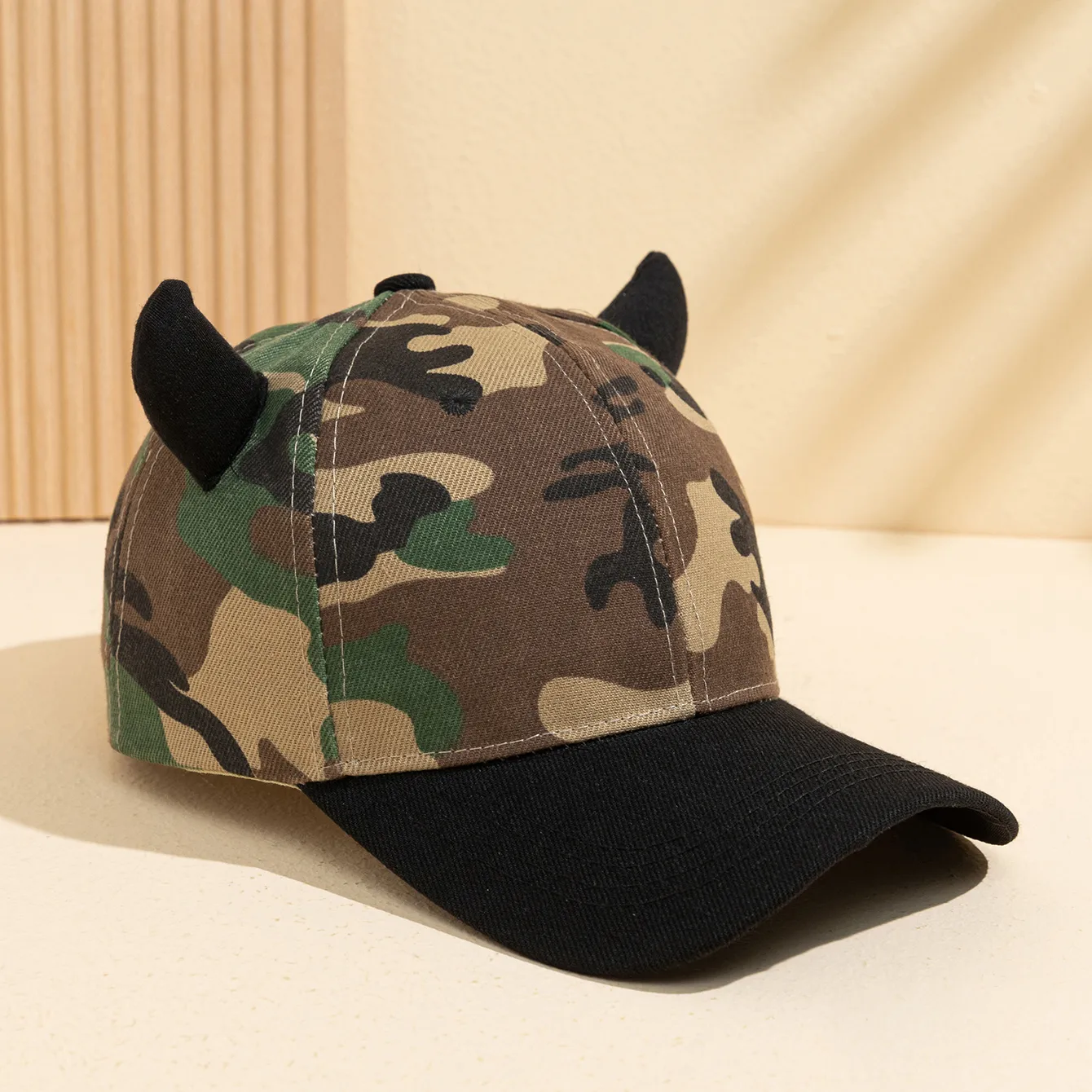 Unisex Casual Vintage Style Simple Style Camouflage Curved Eaves Baseball Cap display picture 3