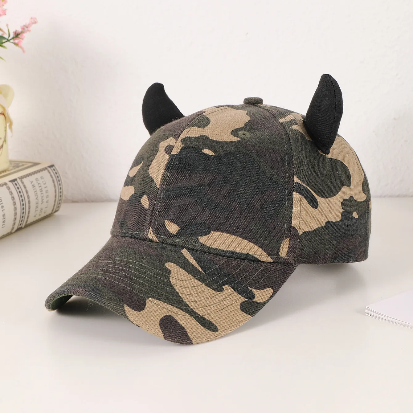 Unisex Casual Vintage Style Simple Style Camouflage Curved Eaves Baseball Cap display picture 6