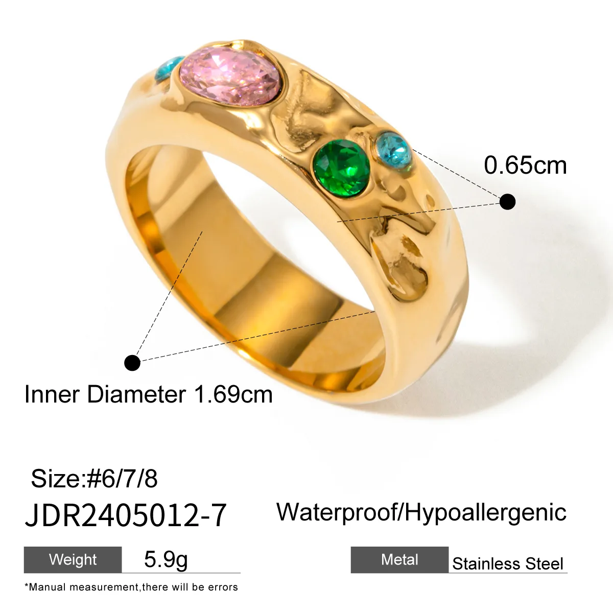 Modern Style Simple Style Geometric 304 Stainless Steel Women's Rings display picture 6