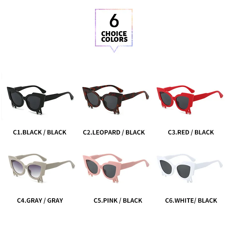 Hip-Hop Streetwear Solid Color Pc Special-Shaped Mirror Full Frame Women's Sunglasses display picture 3