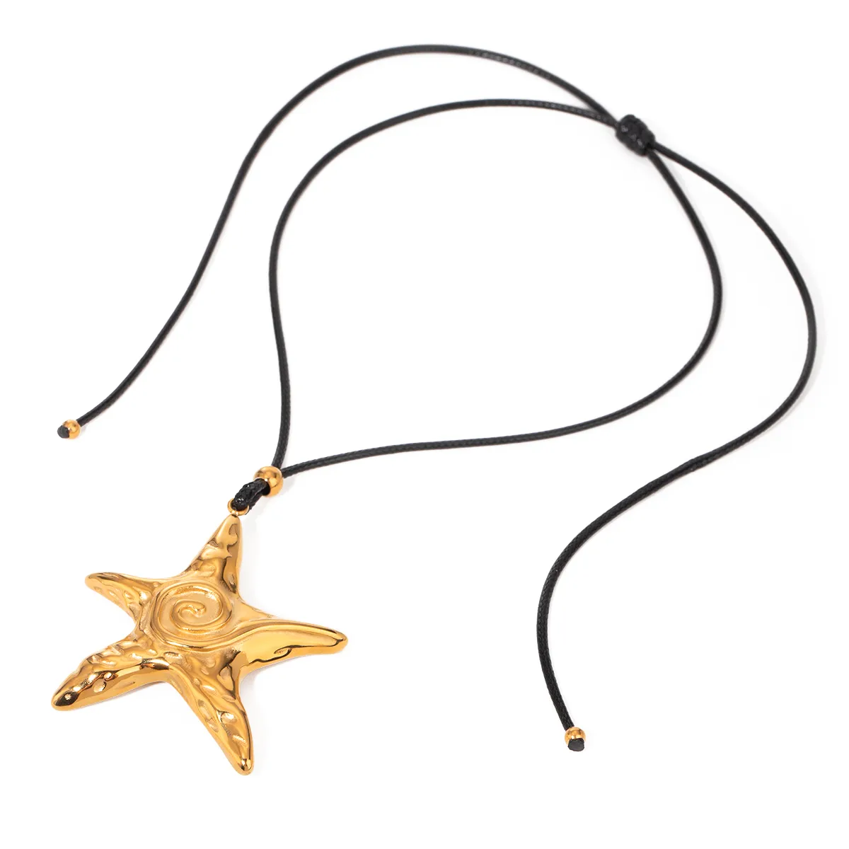 Wholesale Jewelry Vacation Beach Starfish 304 Stainless Steel Pendant Necklace display picture 6
