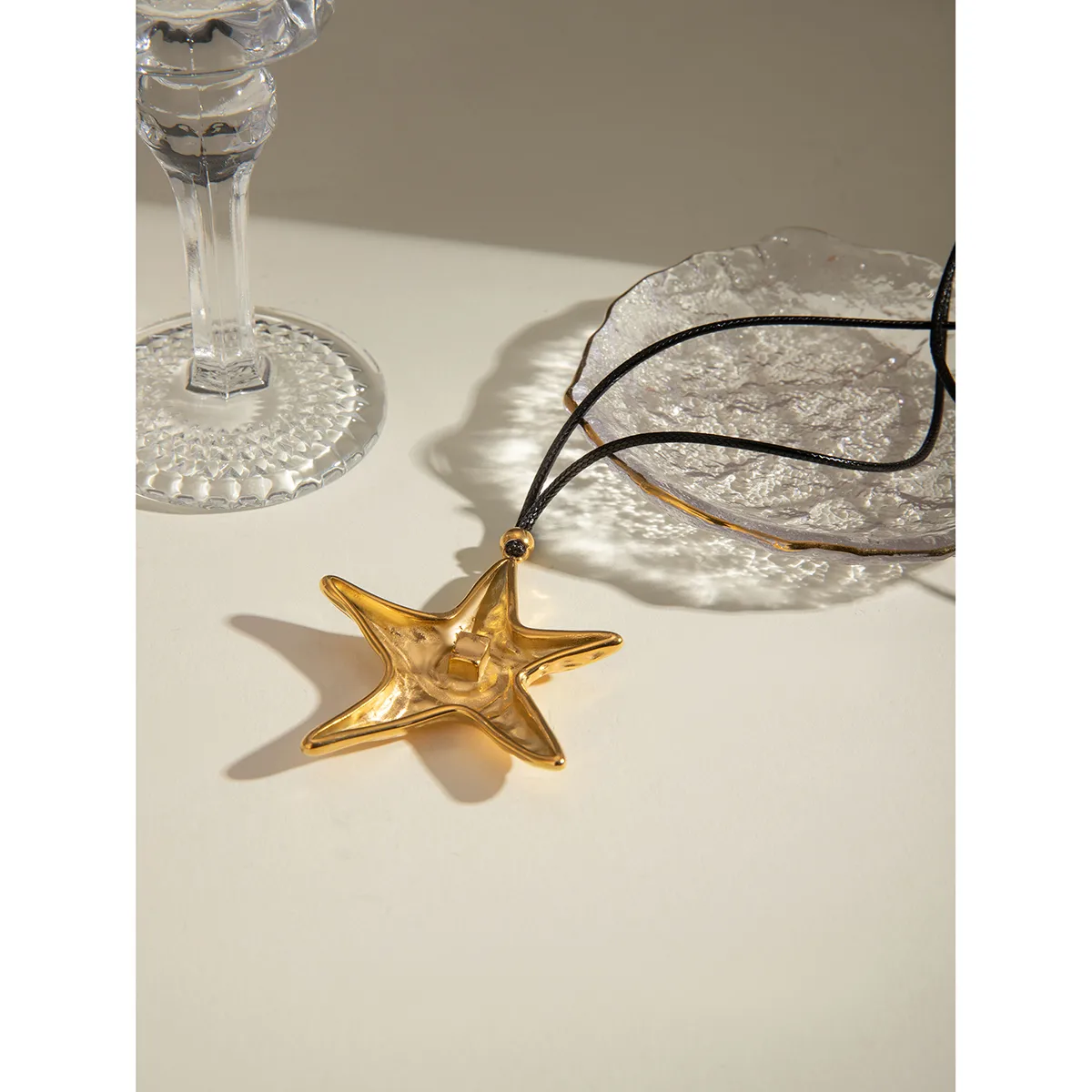 Wholesale Jewelry Vacation Beach Starfish 304 Stainless Steel Pendant Necklace display picture 8