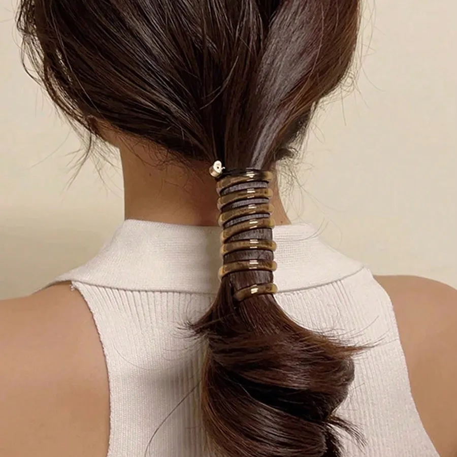Women's Basic Sweet Heart Shape Resin Hair Tie display picture 3