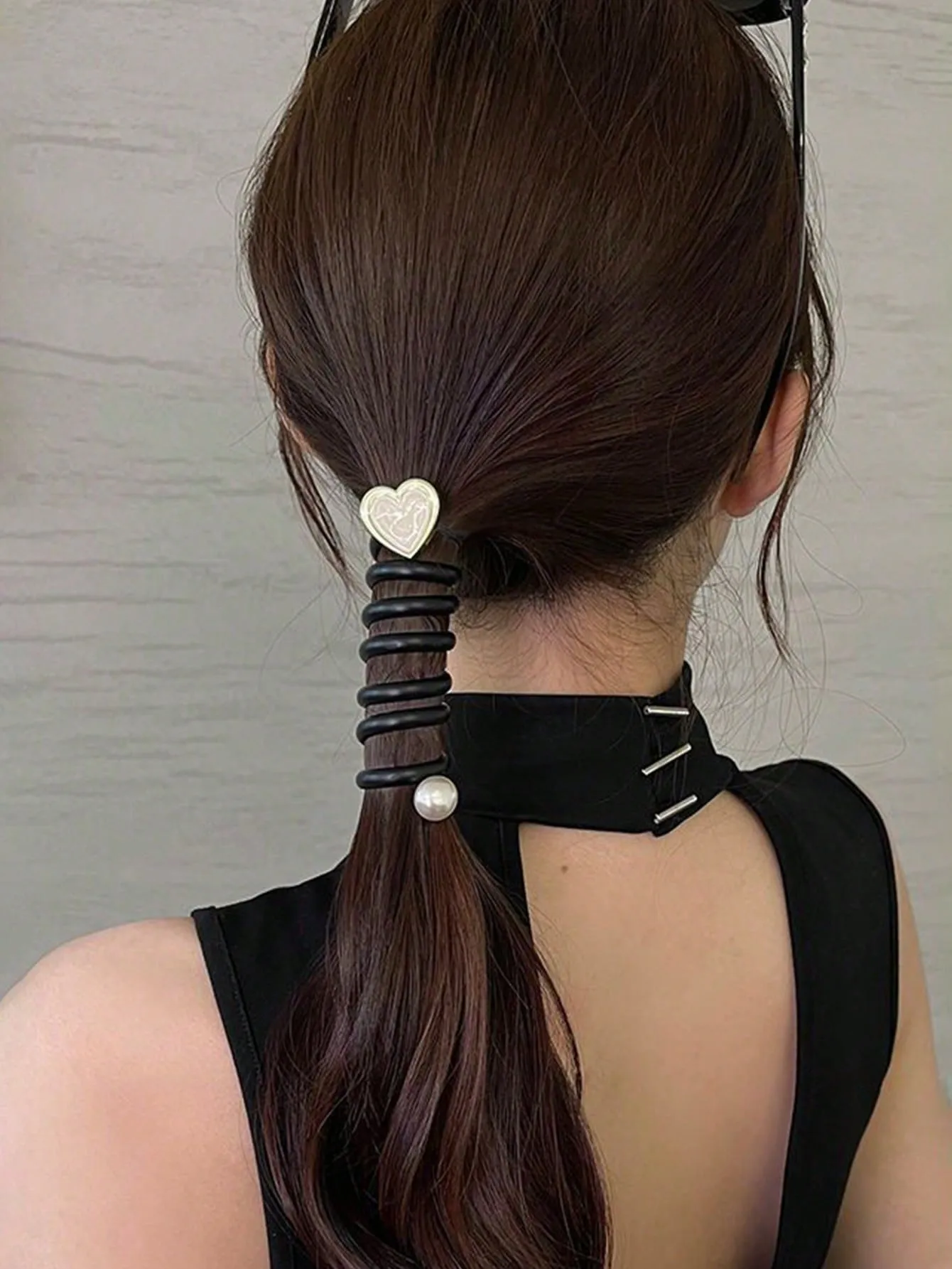 Women's Basic Sweet Heart Shape Resin Hair Tie display picture 8