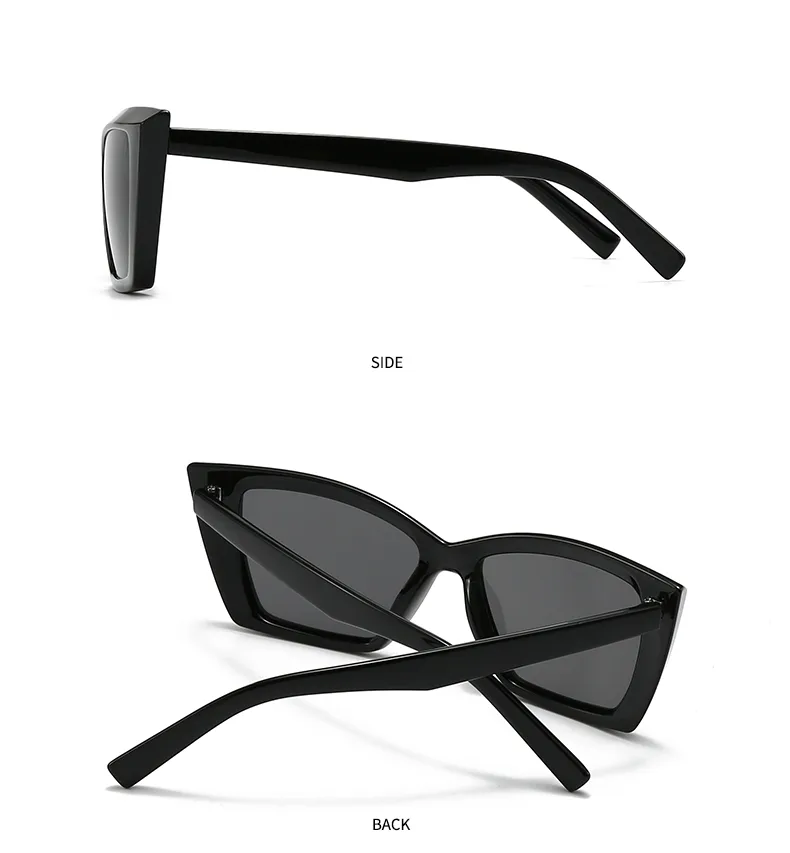 Modern Style Solid Color Pc Cat Eye Full Frame Men's Sunglasses display picture 2