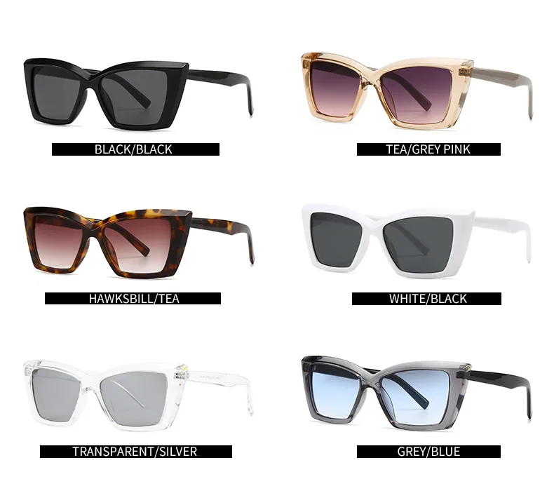 Modern Style Solid Color Pc Cat Eye Full Frame Men's Sunglasses display picture 5