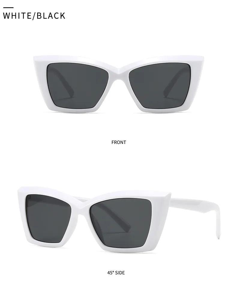 Modern Style Solid Color Pc Cat Eye Full Frame Men's Sunglasses display picture 10