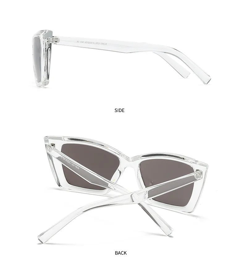 Modern Style Solid Color Pc Cat Eye Full Frame Men's Sunglasses display picture 13