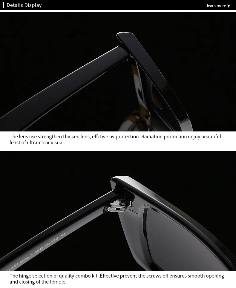 Modern Style Solid Color Pc Cat Eye Full Frame Men's Sunglasses display picture 18