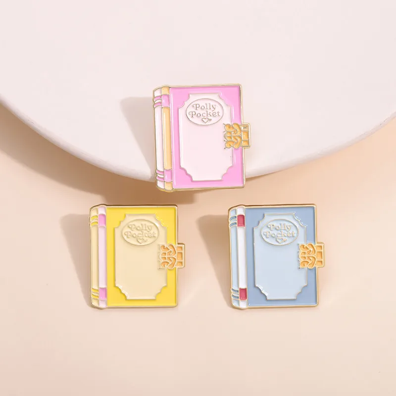 Cartoon Style Cute Cowboy Style Book Letter Alloy Stamping Stoving Varnish Plating Women's Brooches display picture 7