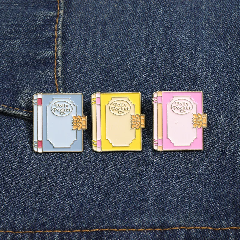 Cartoon Style Cute Cowboy Style Book Letter Alloy Stamping Stoving Varnish Plating Women's Brooches display picture 6