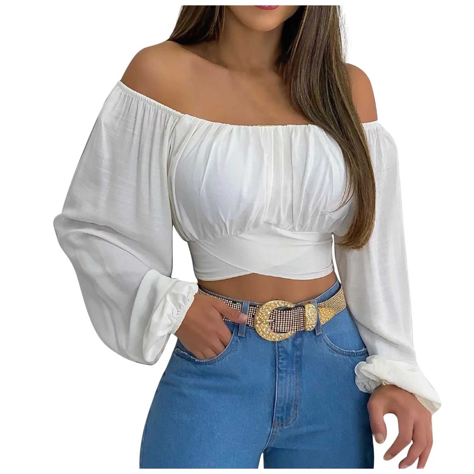 Women's Long Sleeve Blouses Casual Solid Color display picture 6