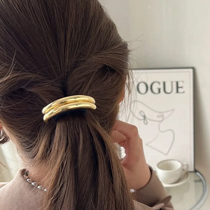 European And American Ins Style Alloy Elastic Hair Ring display picture 9
