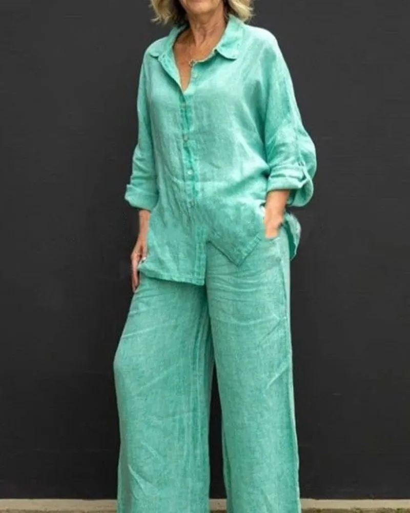 Foreign Trade New Ladies Shirt Suit  Leisure City Suit Independent Station Women's display picture 3