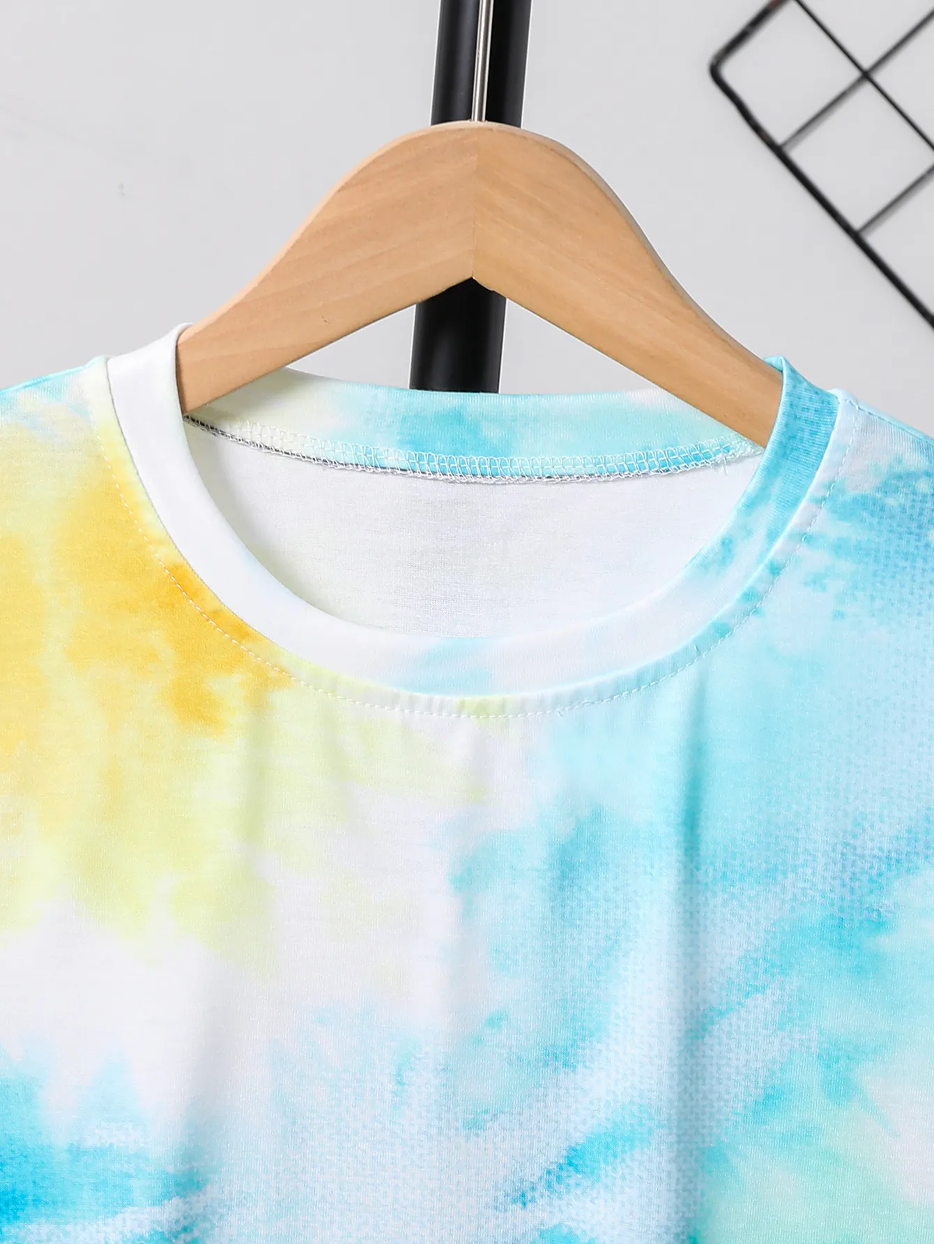 Casual Tie Dye Polyester Boys Clothing Sets display picture 8