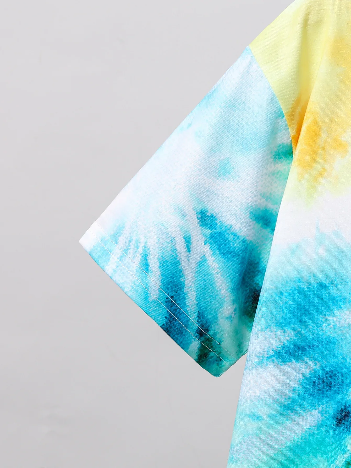 Casual Tie Dye Polyester Boys Clothing Sets display picture 9