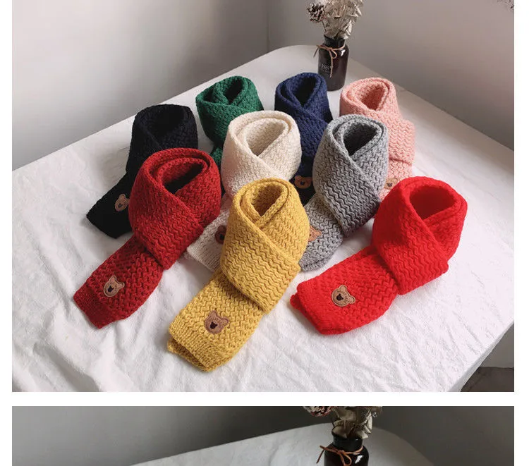 Children's Scarf Autumn And Winter Baby Scarf Warm Boys Girls Baby Scarf Cute Korean Style Windproof Collar Fashion display picture 1