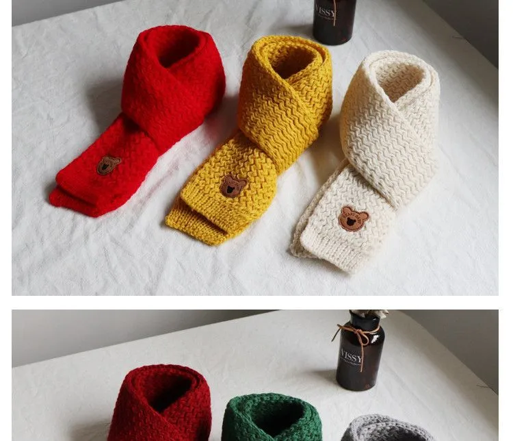 Children's Scarf Autumn And Winter Baby Scarf Warm Boys Girls Baby Scarf Cute Korean Style Windproof Collar Fashion display picture 2