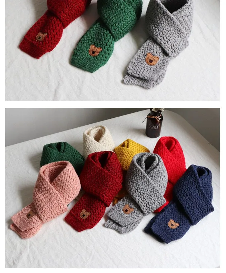 Children's Scarf Autumn And Winter Baby Scarf Warm Boys Girls Baby Scarf Cute Korean Style Windproof Collar Fashion display picture 3