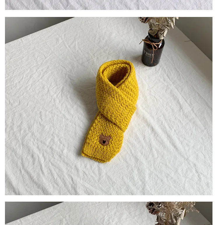Children's Scarf Autumn And Winter Baby Scarf Warm Boys Girls Baby Scarf Cute Korean Style Windproof Collar Fashion display picture 5