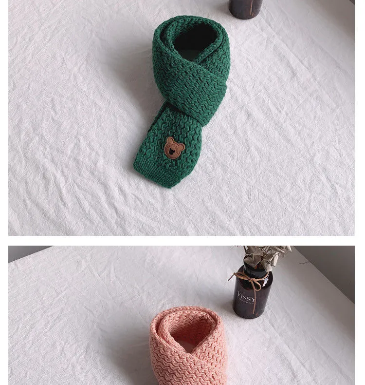 Children's Scarf Autumn And Winter Baby Scarf Warm Boys Girls Baby Scarf Cute Korean Style Windproof Collar Fashion display picture 7