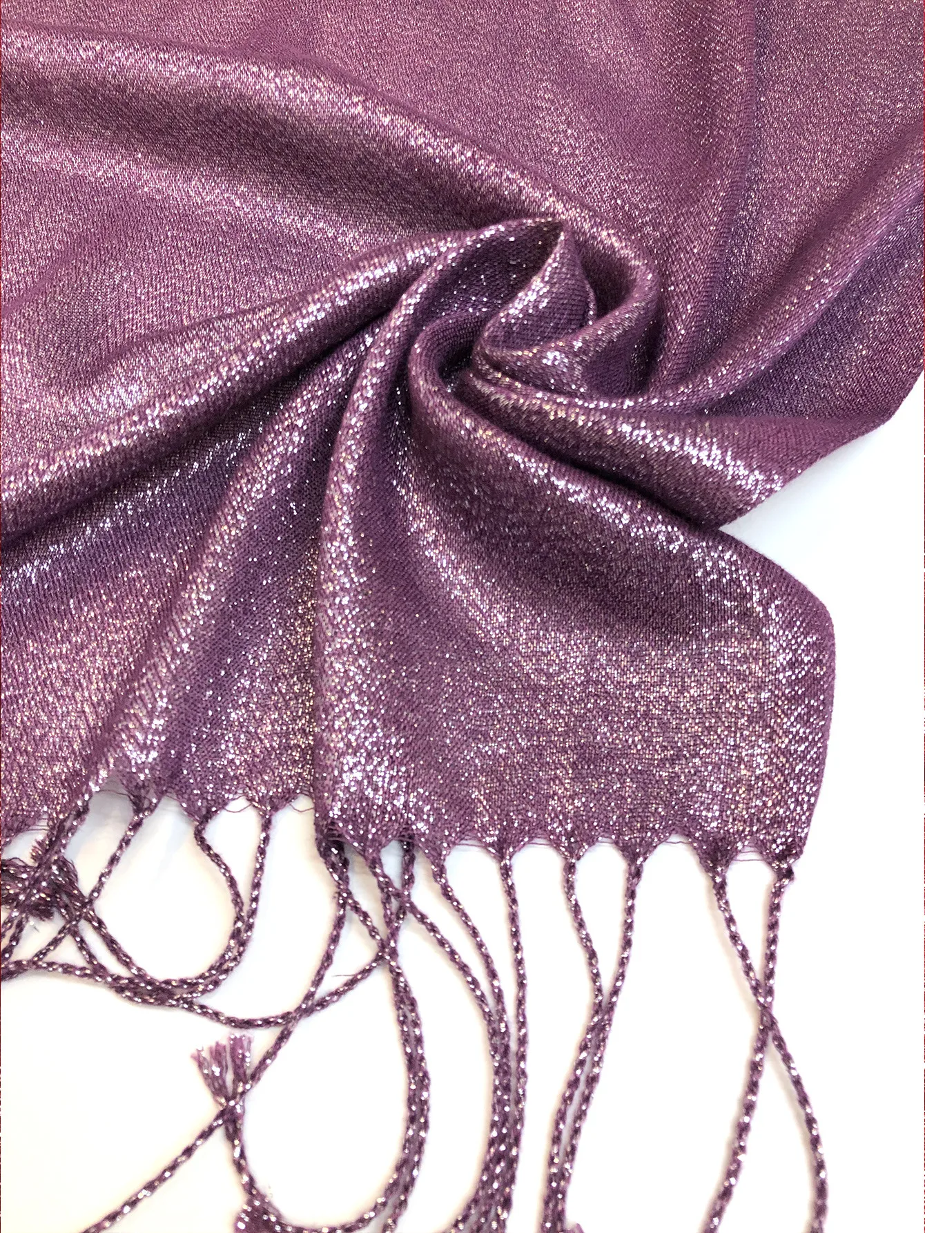 Exclusive For New   Women's Shawl Autumn And Summer Women Tassel Silver Silk Ball Dinner Party Scarf display picture 40