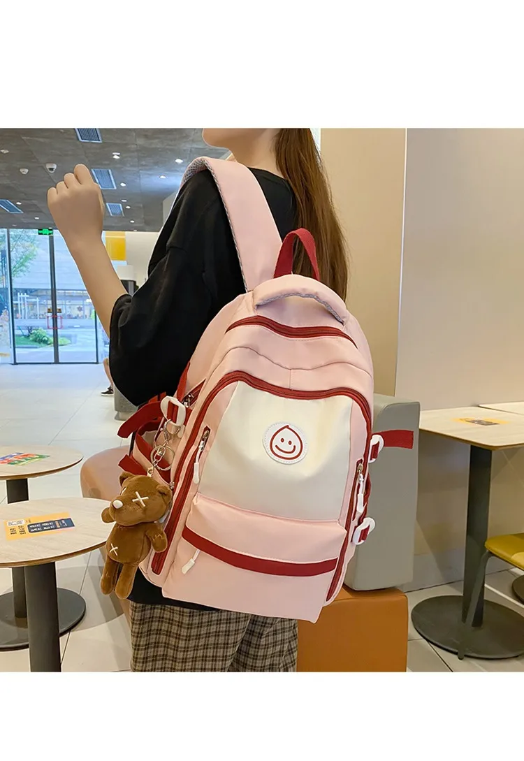 Solid Color Casual Daily Shopping Women's Backpack display picture 3