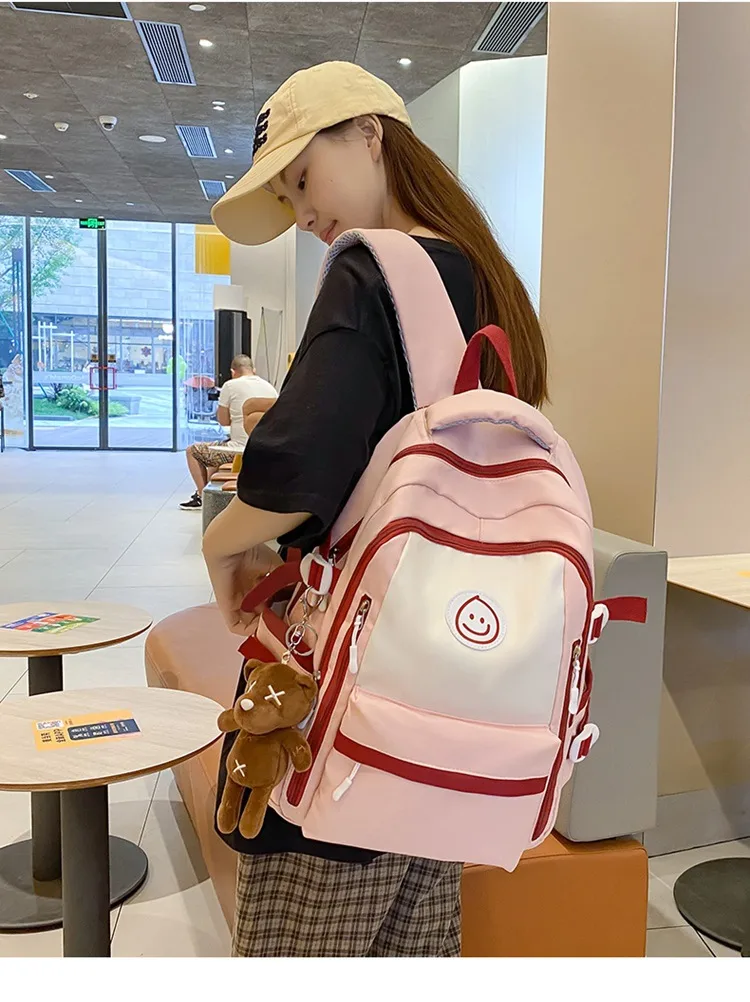 Solid Color Casual Daily Shopping Women's Backpack display picture 4